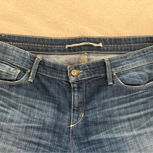 Joes jeans low rise with frayed bottoms